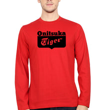 Load image into Gallery viewer, Onitsuka Tiger Full Sleeves T-Shirt for Men-Red-Ektarfa.online
