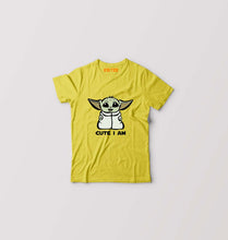 Load image into Gallery viewer, Yoda Star Wars Kids T-Shirt for Boy/Girl-0-1 Year(20 Inches)-Yellow-Ektarfa.online
