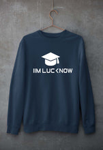 Load image into Gallery viewer, IIM L Lucknow Unisex Sweatshirt for Men/Women-S(40 Inches)-Navy Blue-Ektarfa.online
