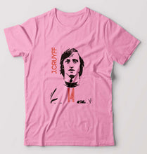 Load image into Gallery viewer, Johan Cruyff T-Shirt for Men-S(38 Inches)-Light Baby Pink-Ektarfa.online
