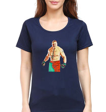 Load image into Gallery viewer, Brock Lesnar (WWE) T-Shirt for Women-Navy Blue-Ektarfa.online
