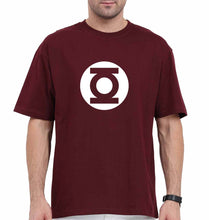 Load image into Gallery viewer, Green Lantern Superhero Oversized T-Shirt for Men-Maroon-Ektarfa.online
