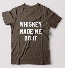 Load image into Gallery viewer, Whiskey T-Shirt for Men-Olive Green-Ektarfa.online

