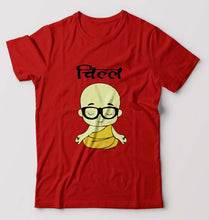 Load image into Gallery viewer, Chill T-Shirt for Men-Red-Ektarfa.online
