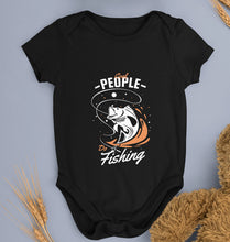 Load image into Gallery viewer, Fishing Kids Romper For Baby Boy/Girl-0-5 Months(18 Inches)-Black-Ektarfa.online
