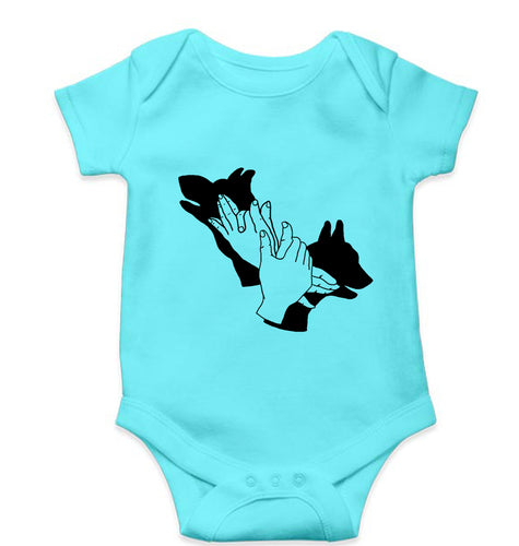 Dog Kids Romper For Baby Boy/Girl-Sky Blue-Ektarfa.online