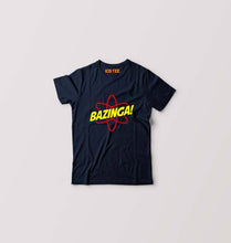 Load image into Gallery viewer, Sheldon Cooper Bazinga Kids T-Shirt for Boy/Girl-0-1 Year(20 Inches)-Navy Blue-Ektarfa.online
