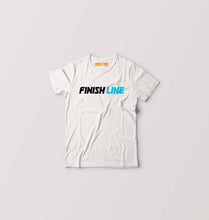 Load image into Gallery viewer, Finish Line Kids T-Shirt for Boy/Girl-White-Ektarfa.online
