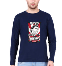 Load image into Gallery viewer, Ayrton Senna Full Sleeves T-Shirt for Men-Navy Blue-Ektarfa.online
