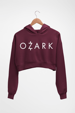 Load image into Gallery viewer, Ozark Crop HOODIE FOR WOMEN-Maroon-Ektarfa.online
