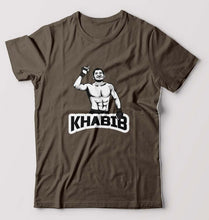 Load image into Gallery viewer, Khabib Nurmagomedov T-Shirt for Men-S(38 Inches)-Olive Green-Ektarfa.online
