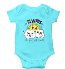 Load image into Gallery viewer, Always Smile Kids Romper For Baby Boy/Girl-0-5 Months(18 Inches)-Sky Blue-Ektarfa.online
