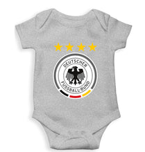 Load image into Gallery viewer, Germany Football Kids Romper For Baby Boy/Girl-0-5 Months(18 Inches)-Grey-Ektarfa.online
