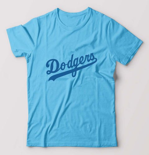 Los Angeles Dodgers T-Shirt for Men-Light Blue-Ektarfa.online