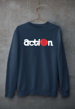 Load image into Gallery viewer, Action Unisex Sweatshirt for Men/Women-S(40 Inches)-Navy Blue-Ektarfa.online
