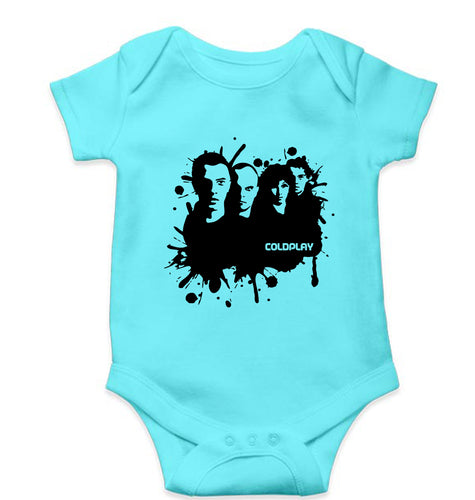 Coldplay Kids Romper For Baby Boy/Girl-Sky Blue-Ektarfa.online
