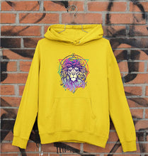 Load image into Gallery viewer, Psychedelic Lion Unisex Hoodie for Men/Women-Mustard Yellow-Ektarfa.online

