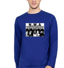 Load image into Gallery viewer, Niggaz Wit Attitudes (NWA) Hip Hop Full Sleeves T-Shirt for Men-S(38 Inches)-Royal blue-Ektarfa.online
