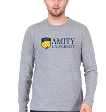 Load image into Gallery viewer, Amity Full Sleeves T-Shirt for Men-Grey Melange-Ektarfa.online
