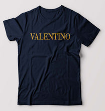 Load image into Gallery viewer, VALENTINO T-Shirt for Men-S(38 Inches)-Navy Blue-Ektarfa.online
