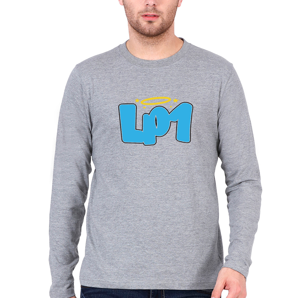 Liam Payne Full Sleeves T-Shirt for Men-Grey Melange-Ektarfa.online