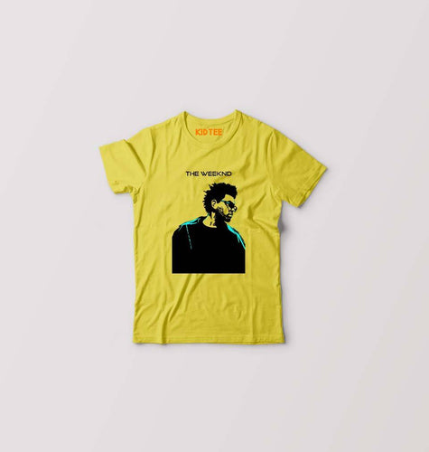 The Weeknd Kids T-Shirt for Boy/Girl-0-1 Year(20 Inches)-Yellow-Ektarfa.online