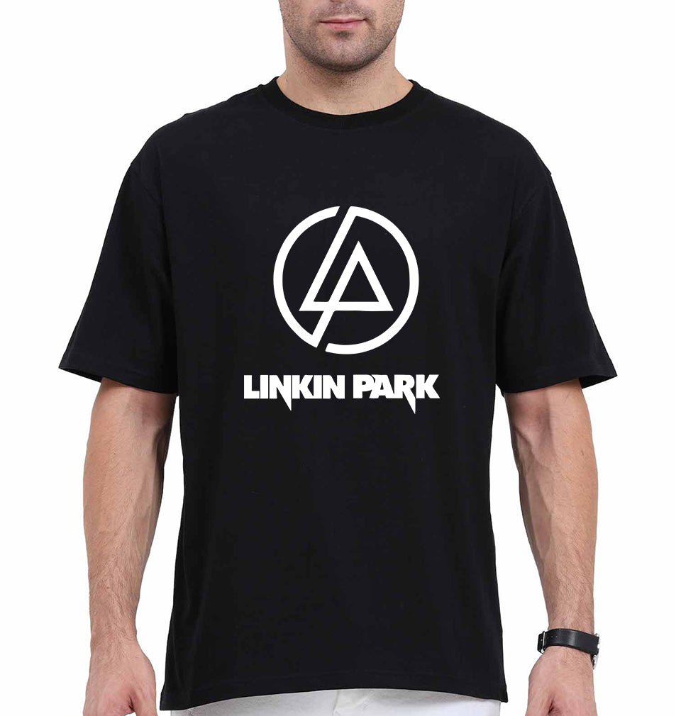 Linkin Park Oversized T-Shirt for Men-Black-Ektarfa.online