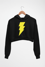 Load image into Gallery viewer, Black Adam Crop HOODIE FOR WOMEN-Black-Ektarfa.online
