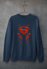 Load image into Gallery viewer, Superman Superhero Unisex Sweatshirt for Men/Women-Navy Blue-Ektarfa.online
