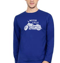 Load image into Gallery viewer, Motorcycle Full Sleeves T-Shirt for Men-Royal Blue-Ektarfa.online
