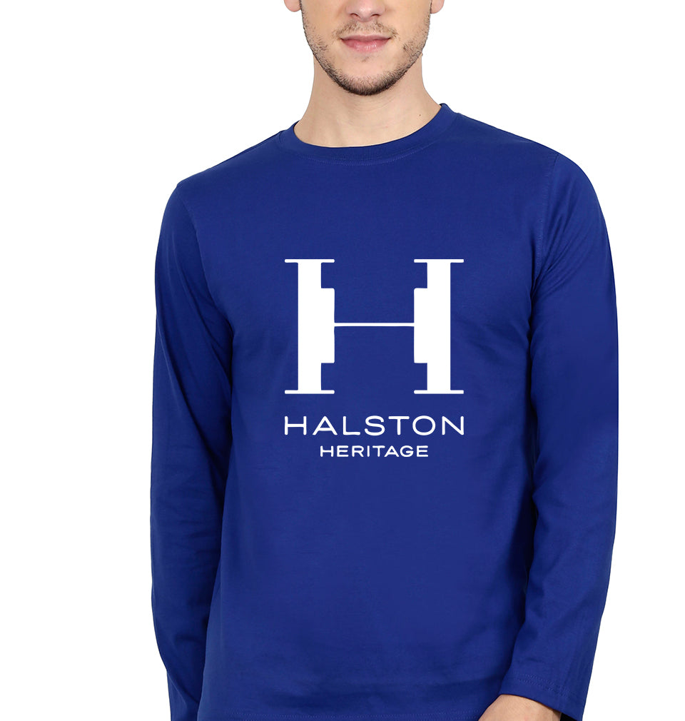 Halston Full Sleeves T-Shirt for Men-Royal Blue-Ektarfa.online