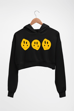 Load image into Gallery viewer, Smiley Crop HOODIE FOR WOMEN
