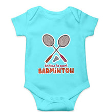 Load image into Gallery viewer, Badminton Kids Romper For Baby Boy/Girl-0-5 Months(18 Inches)-Sky Blue-Ektarfa.online
