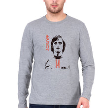 Load image into Gallery viewer, Johan Cruyff Full Sleeves T-Shirt for Men-S(38 Inches)-Grey Melange-Ektarfa.online
