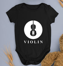 Load image into Gallery viewer, Violin Kids Romper For Baby Boy/Girl-0-5 Months(18 Inches)-Black-Ektarfa.online
