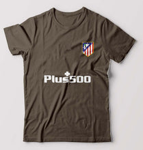 Load image into Gallery viewer, Atletico Madrid 2021-22 T-Shirt for Men-S(38 Inches)-Olive Green-Ektarfa.online
