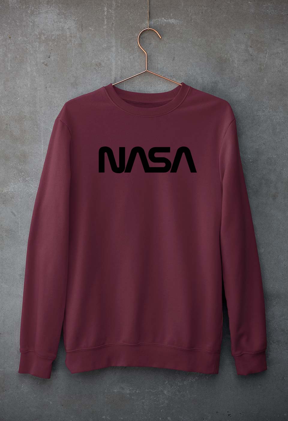 Maroon hot sale nasa sweatshirt