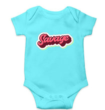 Load image into Gallery viewer, Savage Kids Romper For Baby Boy/Girl-0-5 Months(18 Inches)-Sky Blue-Ektarfa.online
