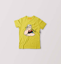 Load image into Gallery viewer, Popeye Kids T-Shirt for Boy/Girl-0-1 Year(20 Inches)-Yellow-Ektarfa.online
