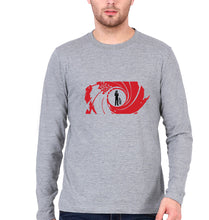 Load image into Gallery viewer, James Bond 007 Full Sleeves T-Shirt for Men-Grey Melange-Ektarfa.online
