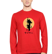 Load image into Gallery viewer, Dragon Ball Goku Full Sleeves T-Shirt for Men-Red-Ektarfa.online
