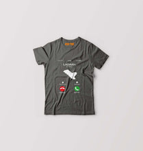 Load image into Gallery viewer, Ladakh Calling Kids T-Shirt for Boy/Girl-Charcoal-Ektarfa.online
