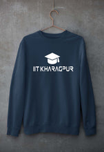 Load image into Gallery viewer, IIT Kharagpur Unisex Sweatshirt for Men/Women-S(40 Inches)-Navy Blue-Ektarfa.online
