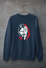 Load image into Gallery viewer, Money Heist The Professor Unisex Sweatshirt for Men/Women-Navy Blue-Ektarfa.online

