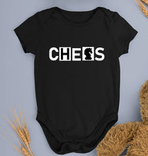 Load image into Gallery viewer, Chess Kids Romper For Baby Boy/Girl-0-5 Months(18 Inches)-Black-Ektarfa.online

