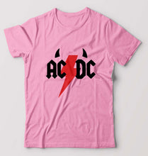 Load image into Gallery viewer, ACDC T-Shirt for Men-Light Baby Pink-Ektarfa.online
