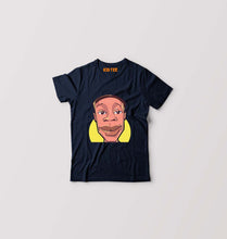 Load image into Gallery viewer, Khaby Lame Kids T-Shirt for Boy/Girl-Navy Blue-Ektarfa.online
