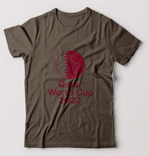 Load image into Gallery viewer, FIFA World Cup Qatar 2022 T-Shirt for Men-Olive Green-Ektarfa.online
