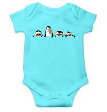 Load image into Gallery viewer, Penguins Looking Kids Romper For Baby Boy/Girl-0-5 Months(18 Inches)-Sky Blue-Ektarfa.online
