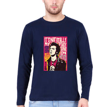 Load image into Gallery viewer, Sid Vicious Full Sleeves T-Shirt for Men-Navy Blue-Ektarfa.online
